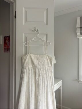 Princess Polly mini white eyelet dress